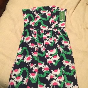 Lilly Pulitzer strapless dress